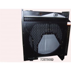 玉柴YC6T600D发电机组散热器