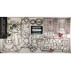 cummins K38 lower engine gasket kit 3804301